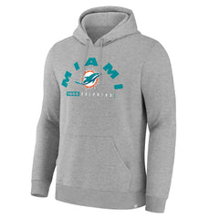 Fanatics Miami Dolphins Delay of Game Legacy Pullover Hoodie Heather Gray