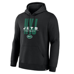 Fanatics New York Jets Right Tackle Legacy Pullover Hoodie - Black