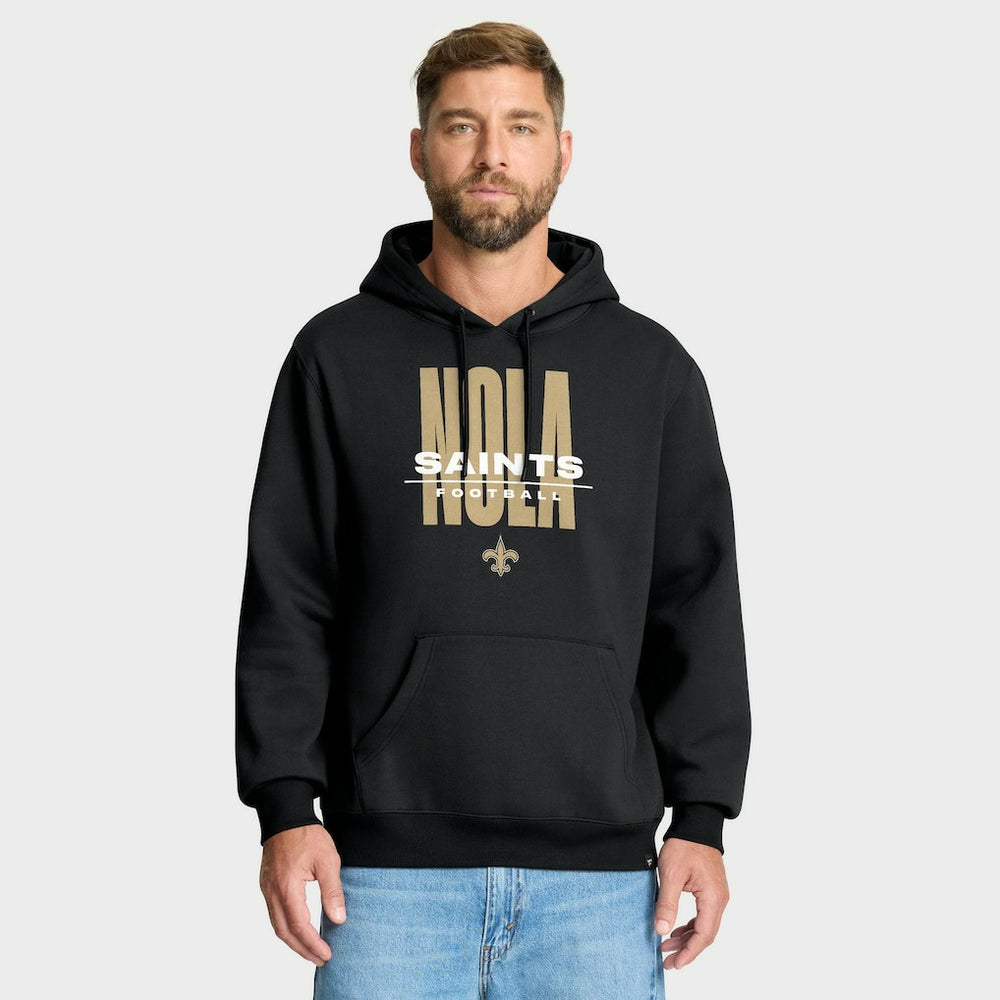 Fanatics New Orleans Saints Right Tackle Legacy Pullover Hoodie - Black