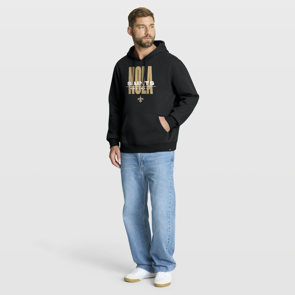 Fanatics New Orleans Saints Right Tackle Legacy Pullover Hoodie - Black