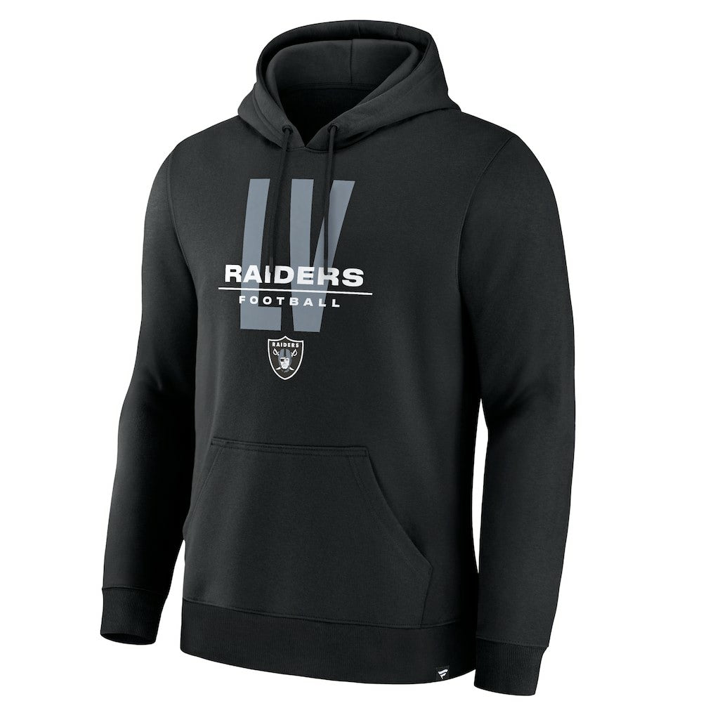 Fanatics Las Vegas Raiders Right Tackle Legacy Pullover Hoodie - Black