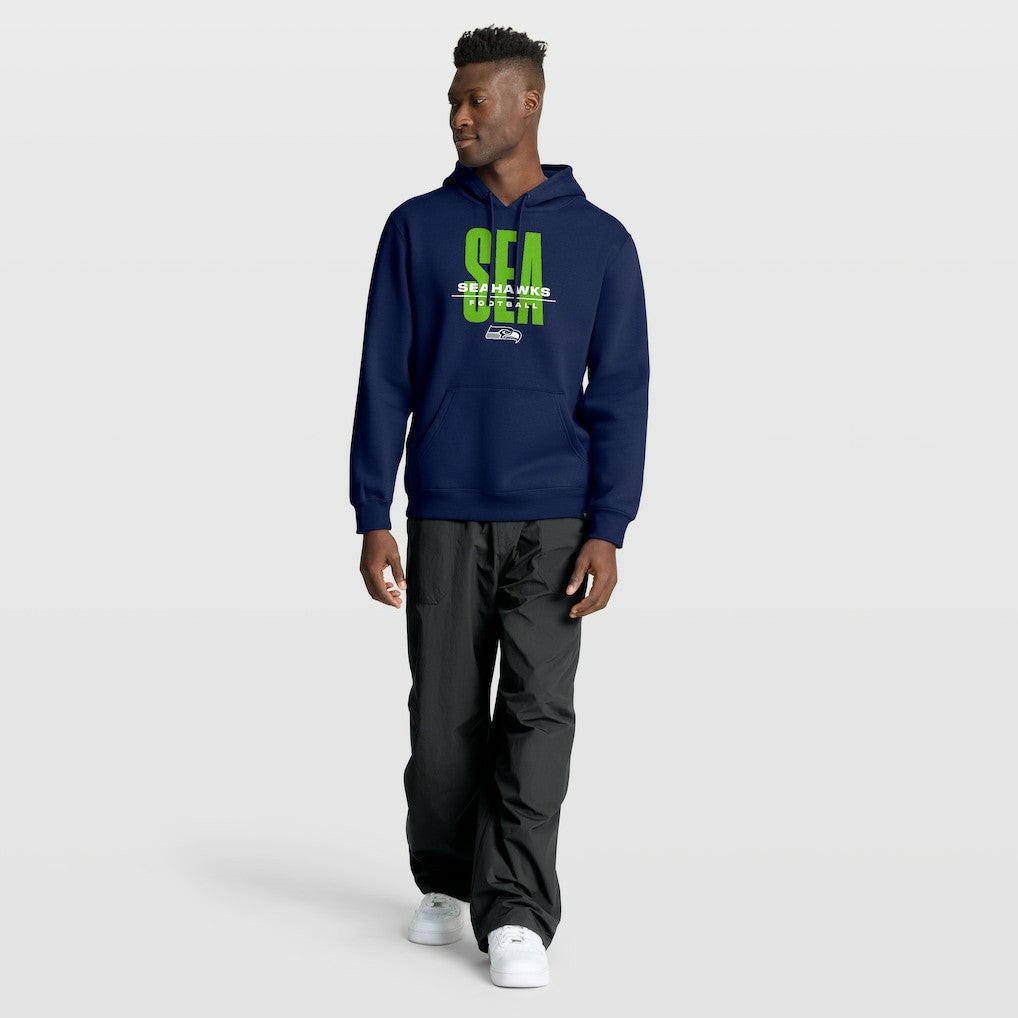 Fanatics Seattle Seahawks Right Tackle Legacy Pullover Hoodie - College Navy