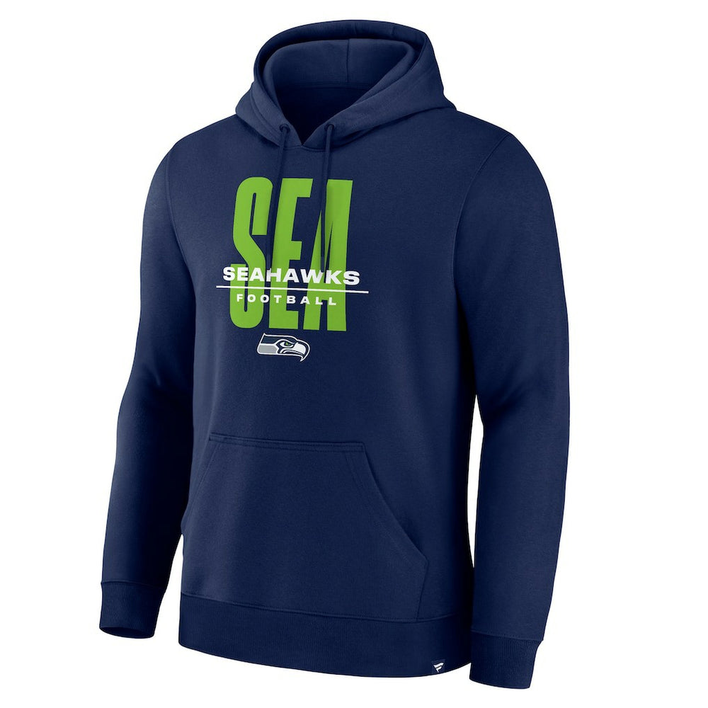Fanatics Seattle Seahawks Right Tackle Legacy Pullover Hoodie - College Navy