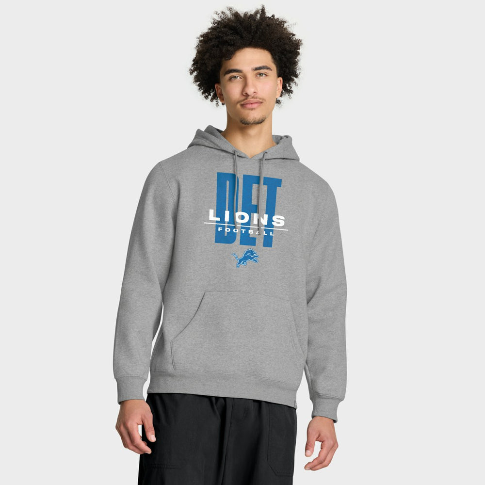 Fanatics Detroit Lions Right Tackle Legacy Pullover Hoodie - Heather Gray