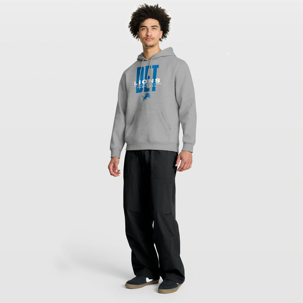 Fanatics Detroit Lions Right Tackle Legacy Pullover Hoodie - Heather Gray