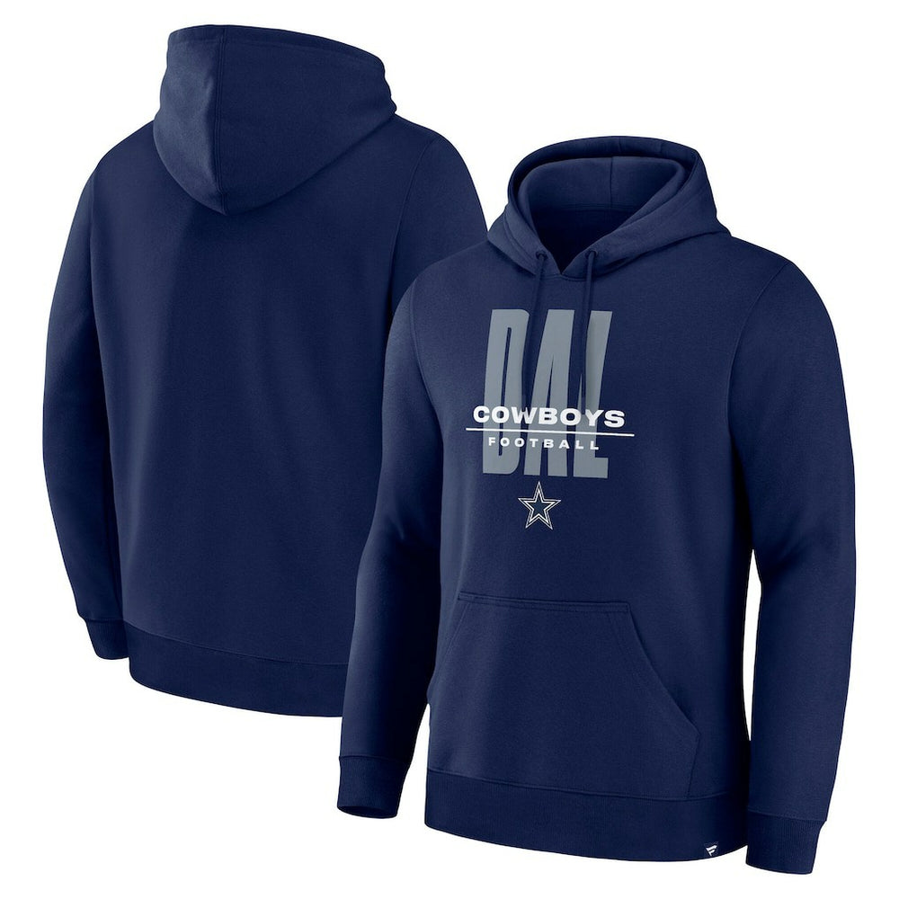 Fanatics Dallas Cowboys Right Tackle Legacy Pullover Hoodie - Navy