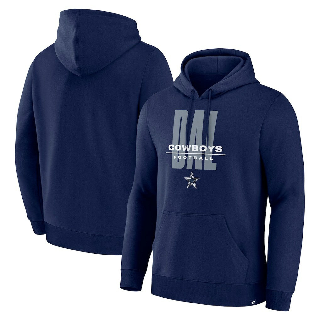 Fanatics Dallas Cowboys Right Tackle Legacy Pullover Hoodie - Navy