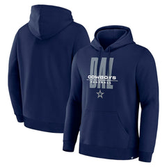 Fanatics Dallas Cowboys Right Tackle Legacy Pullover Hoodie - Navy