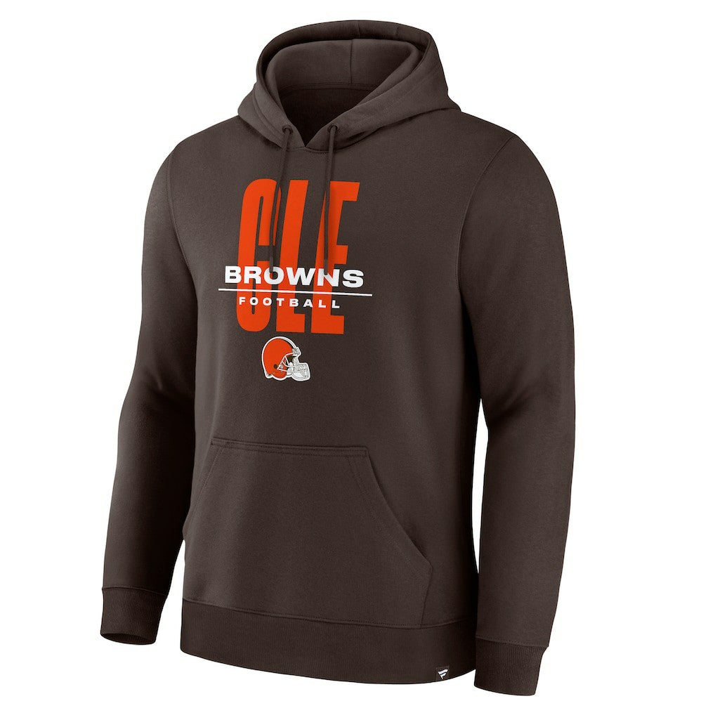 Fanatics Cleveland Browns Right Tackle Legacy Pullover Hoodie - Brown