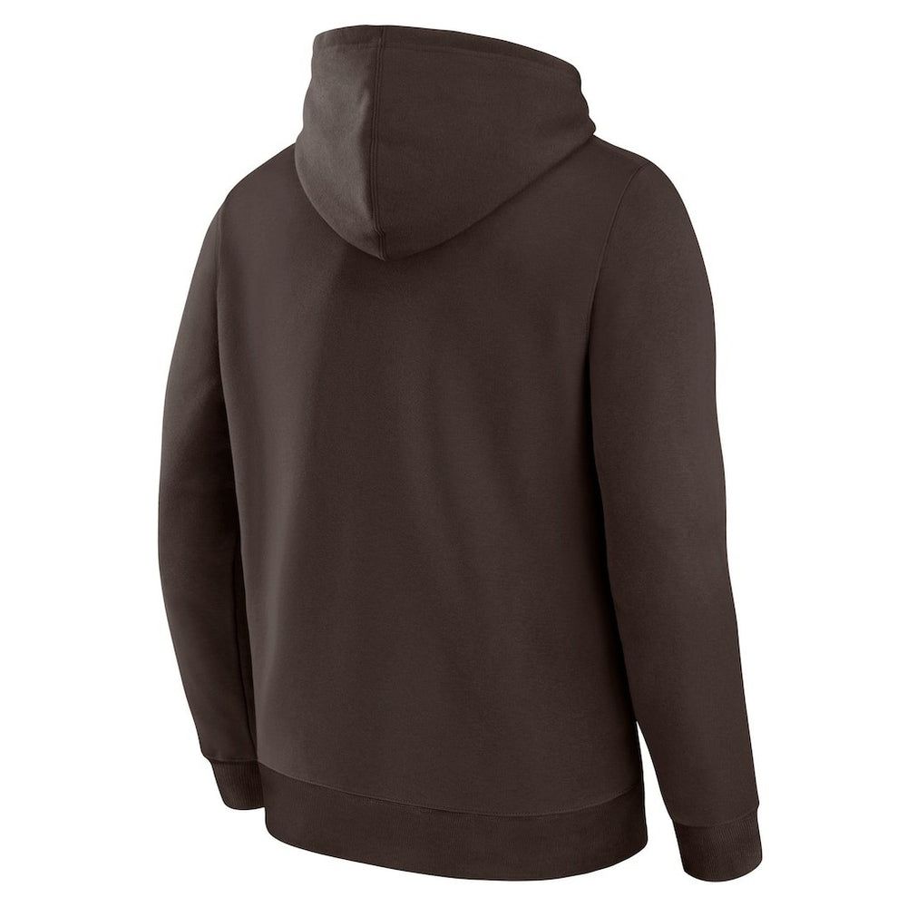 Fanatics Cleveland Browns Right Tackle Legacy Pullover Hoodie - Brown
