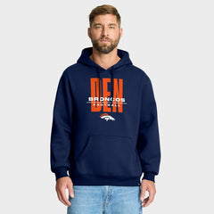 Fanatics Denver Broncos Right Tackle Legacy Pullover Hoodie - Navy