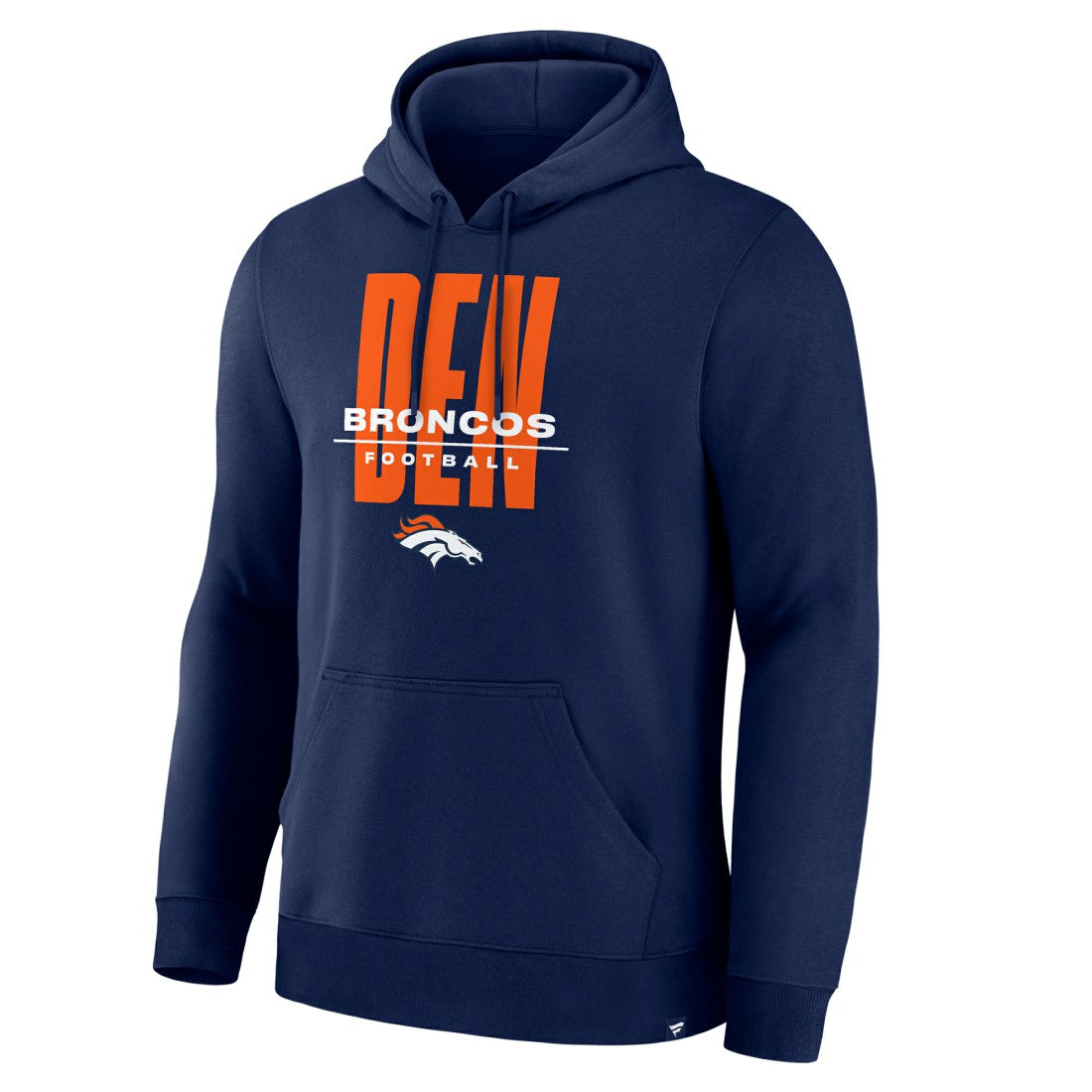Fanatics Denver Broncos Right Tackle Legacy Pullover Hoodie - Navy
