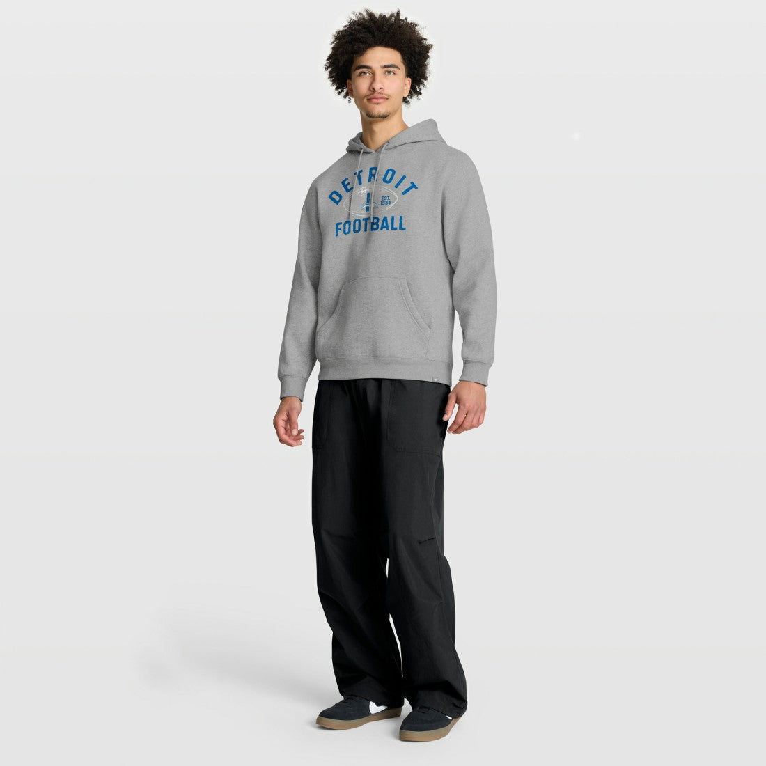Fanatics Detroit Lions Fumblerooski Legacy Pullover Hoodie Heather Gray
