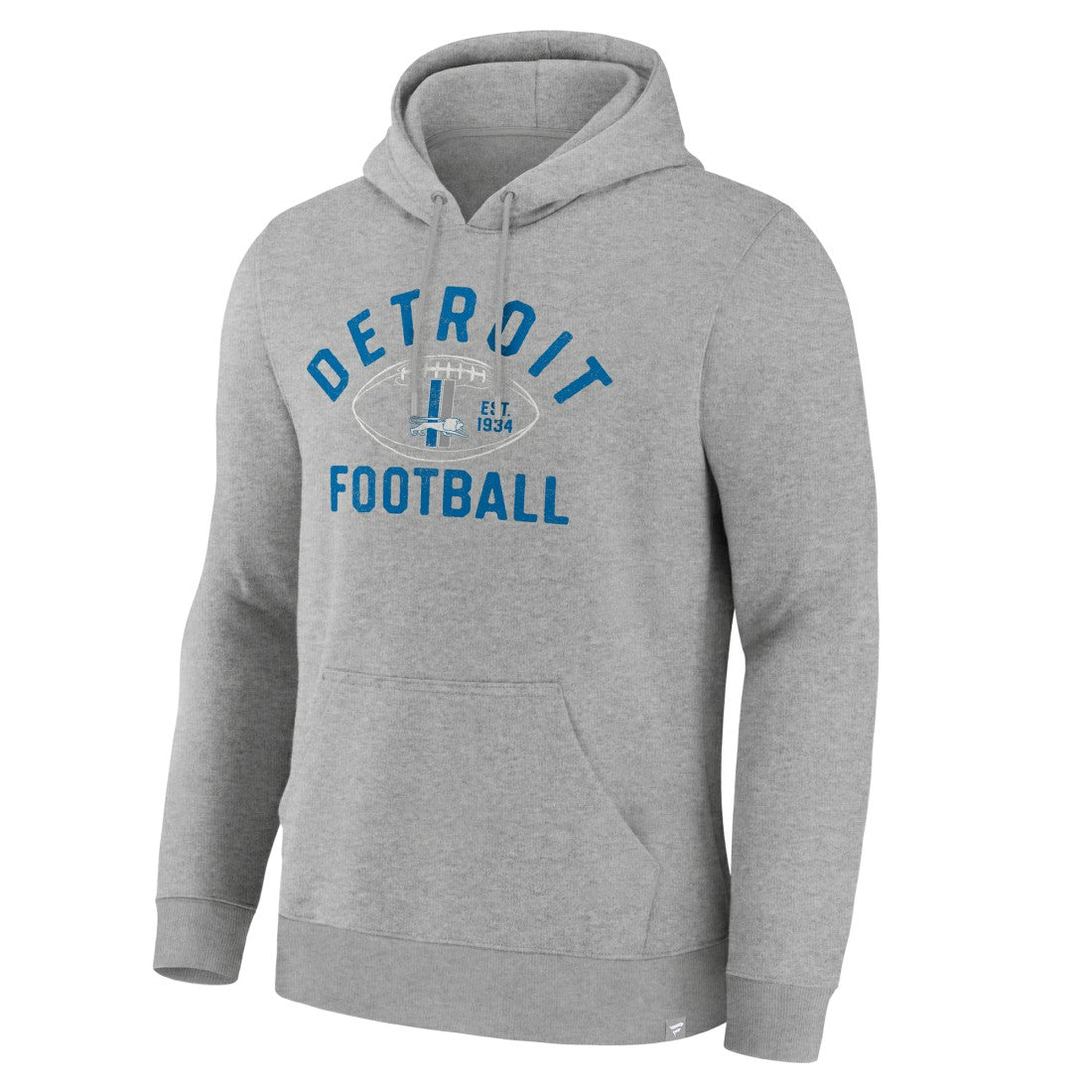 Fanatics Detroit Lions Fumblerooski Legacy Pullover Hoodie Heather Gray