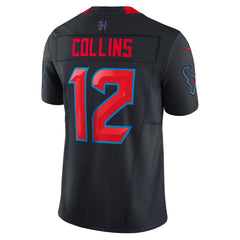 Nike Nico Collins Houston Texans Alternate 2 Vapor F.U.S.E. Limited Jersey Navy