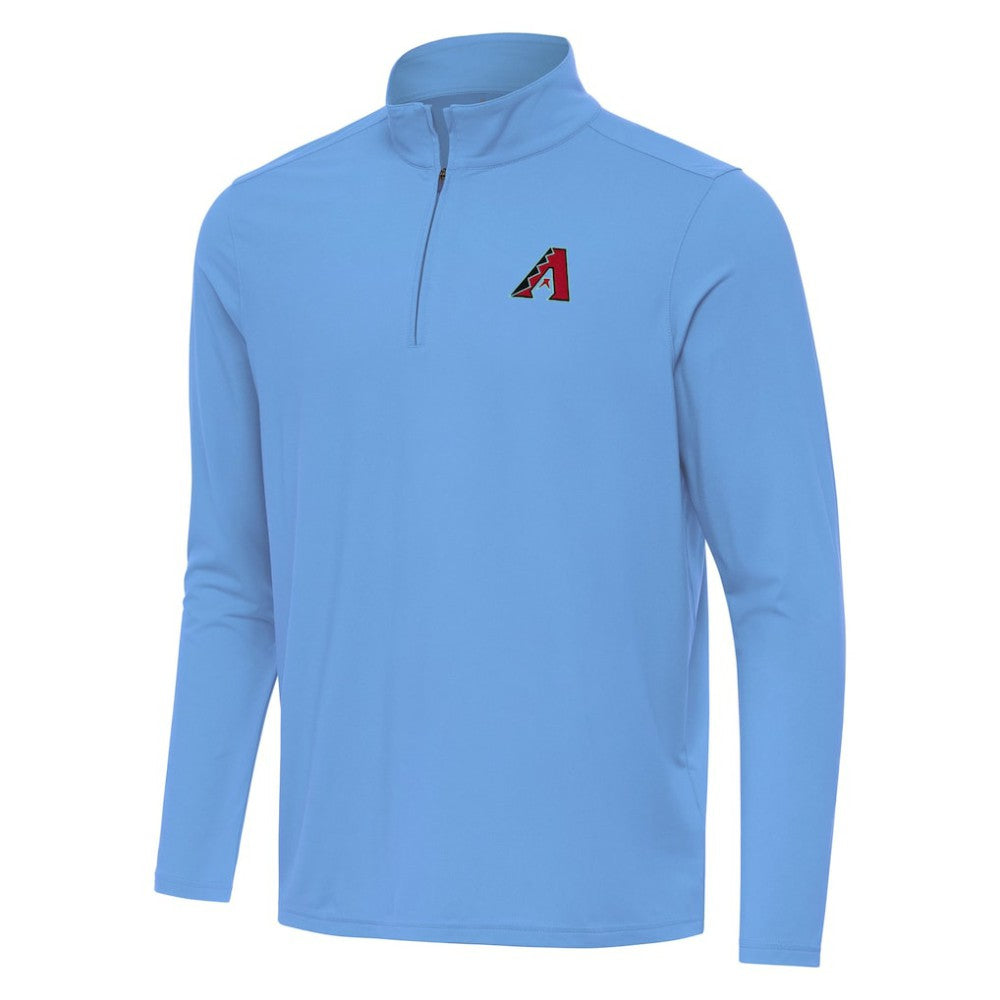 Arizona Diamondbacks Antigua Intent Quarter-Zip Top - Powder Blue - MLB Online