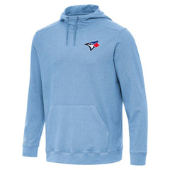 Toronto Blue Jays Antigua Cloud Pullover Hoodie - Heather Powder Blue - MLB Sale