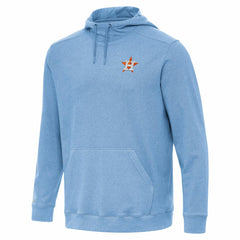 Houston Astros Antigua Cloud Pullover Hoodie - Heather Powder Blue - MLB Online