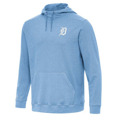 Detroit Tigers Antigua Cloud Pullover Hoodie - Heather Powder Blue - MLB on Sale