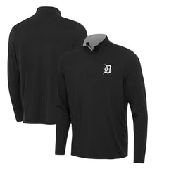 Detroit Tigers Antigua Content Quarter-Zip Top - Black - MLB Sale