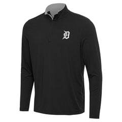 Detroit Tigers Antigua Content Quarter-Zip Top - Black - MLB Sale