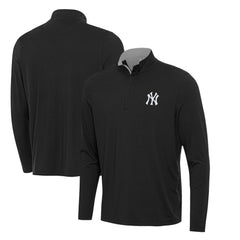 New York Yankees Antigua Content Quarter-Zip Top - Black - MLB on Sale