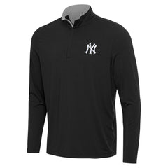 New York Yankees Antigua Content Quarter-Zip Top - Black - MLB on Sale