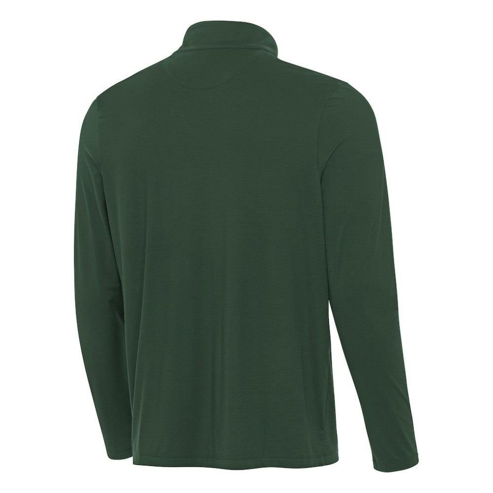 Athletics Antigua Content Quarter-Zip Top - Hunter Green - MLB Lifestyle