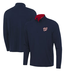 Washington Nationals Antigua Content Quarter-Zip Top - Navy - MLB on Sale