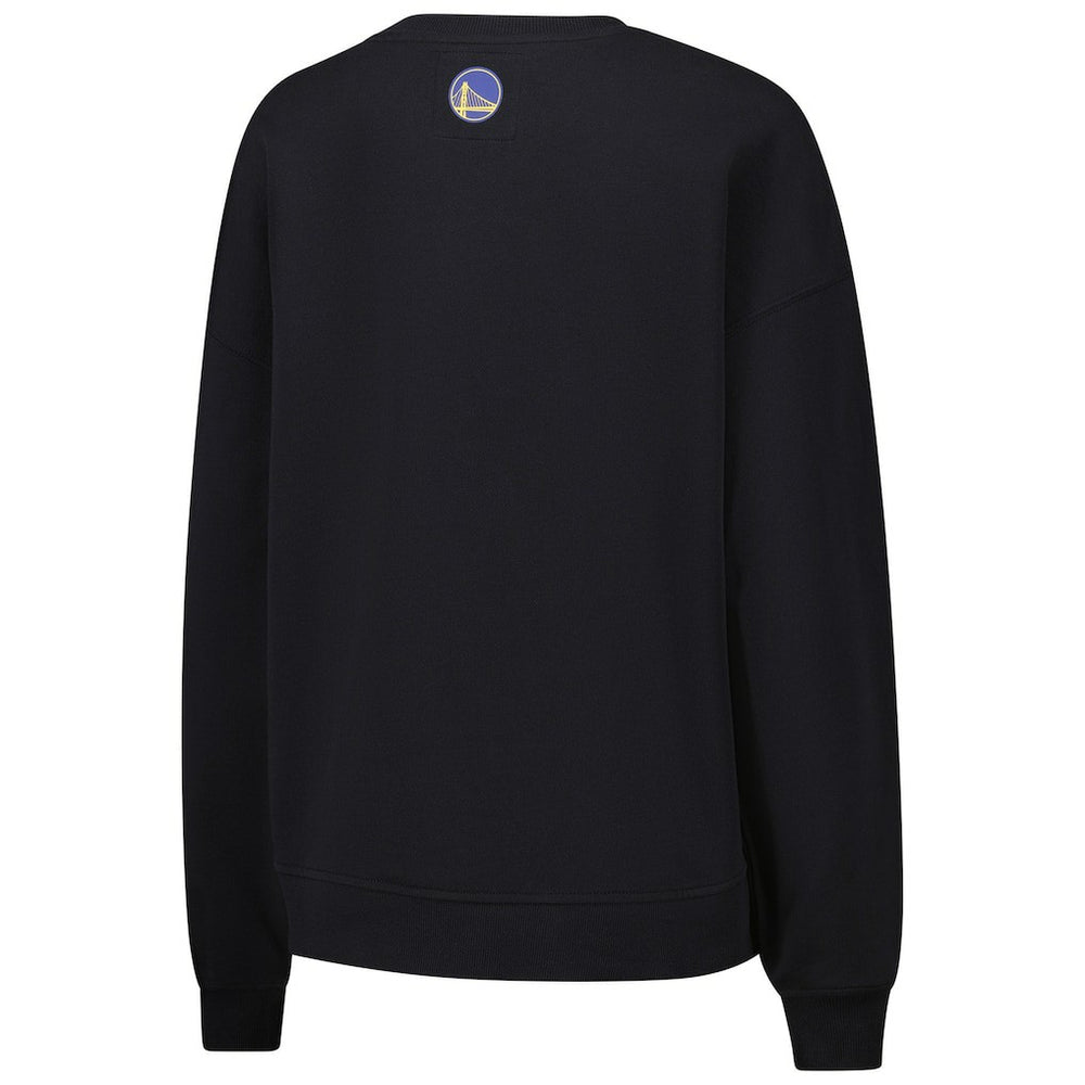 Golden State Warriors Terez Women's Gemstone Logo Pullover Sweatshirt Black