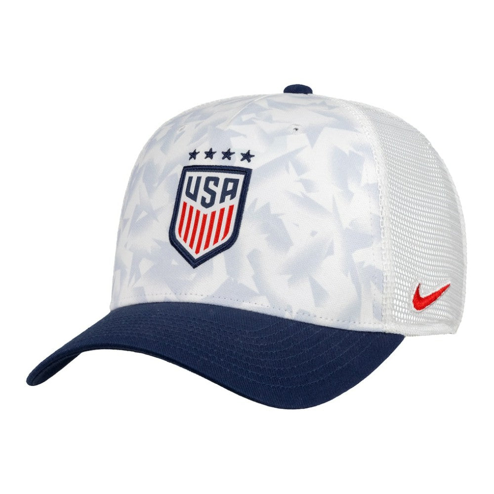 USWNT Unisex Rise Printed Trucker Adjustable Hat White - Nike cheap