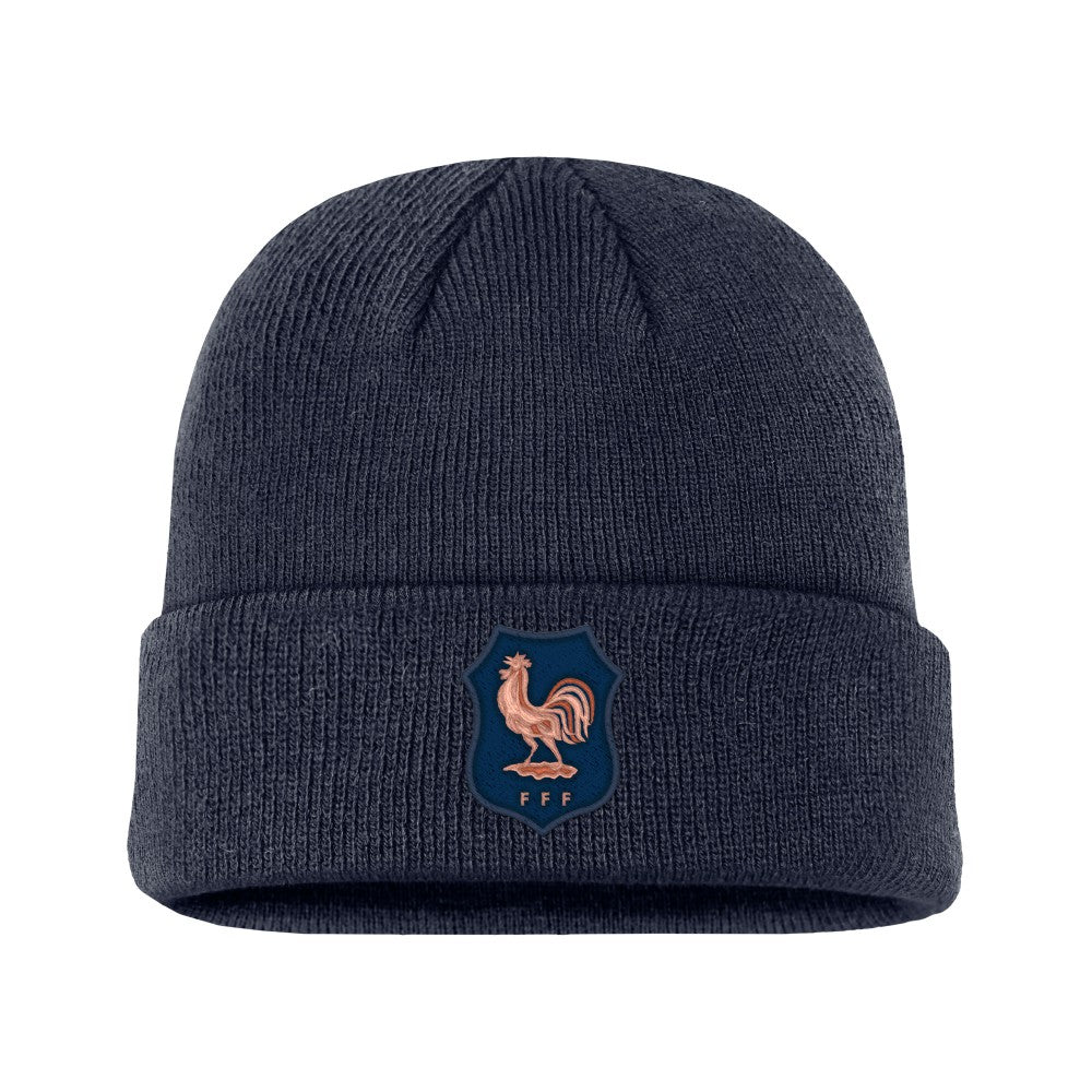 France National Team Unisex Terra Cuffed Knit Hat Navy - Nike sale
