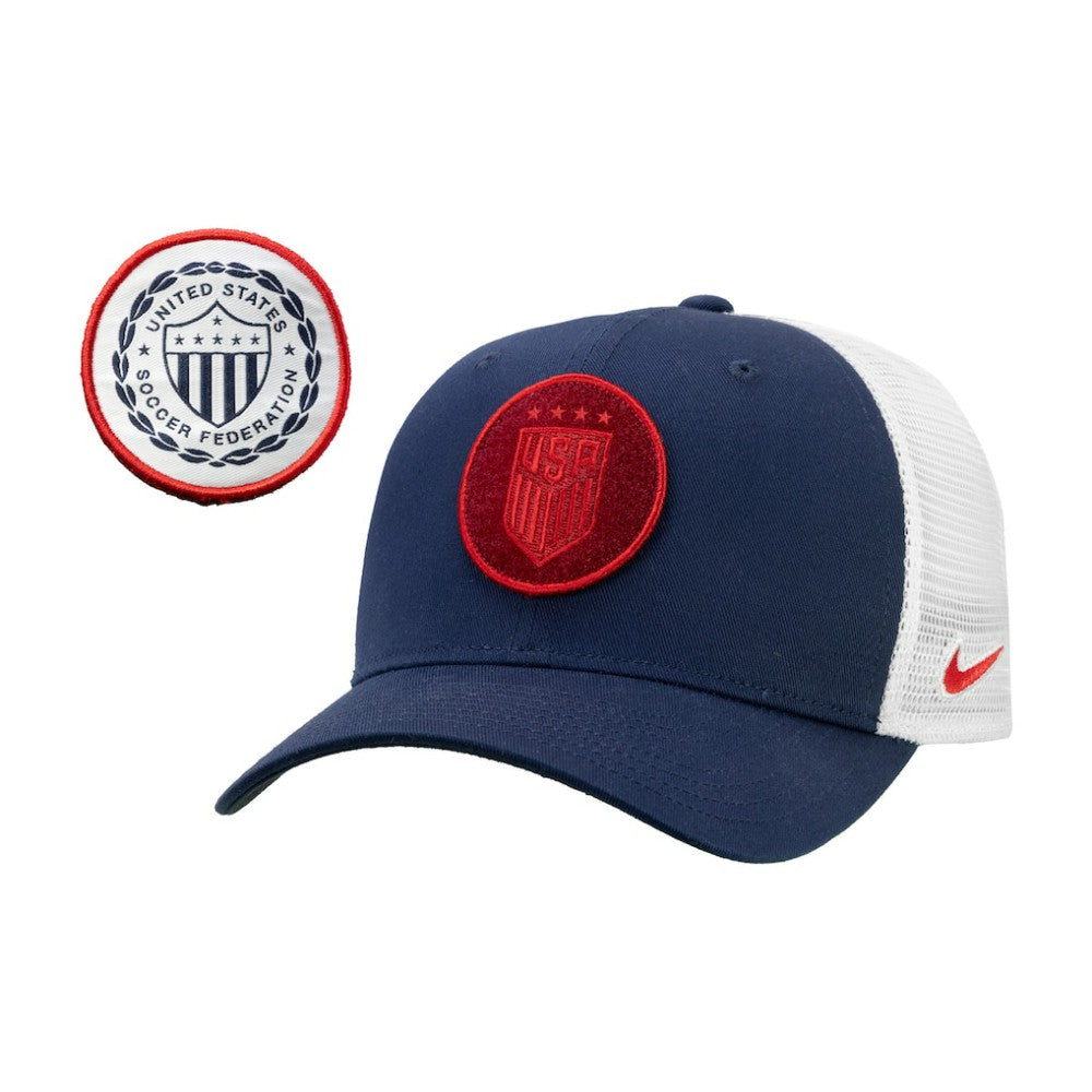 USWNT Unisex Rise Trucker Adjustable Hat Navy - Nike