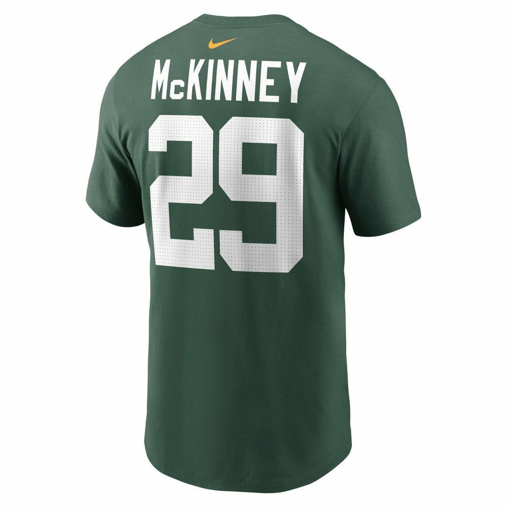 Nike Xavier McKinney Green Bay Packers Name & Number T-Shirt Green