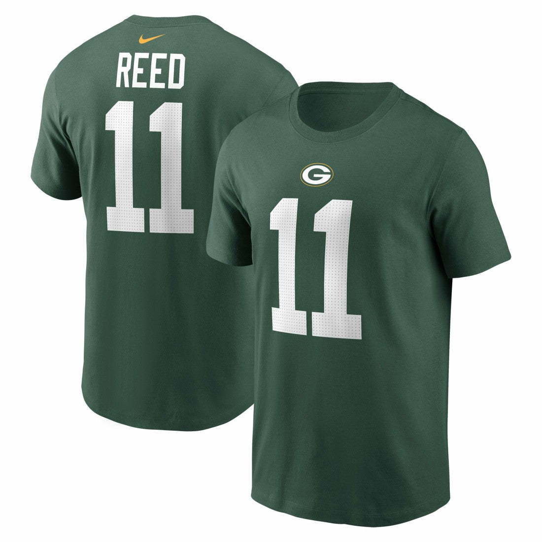 Nike Jayden Reed Green Bay Packers Name & Number T-Shirt Green