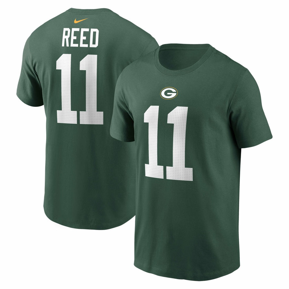 Nike Jayden Reed Green Bay Packers Name & Number T-Shirt Green