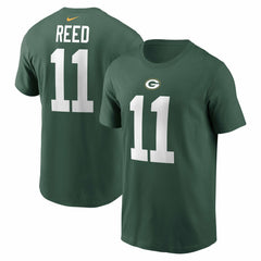 Nike Jayden Reed Green Bay Packers Name & Number T-Shirt Green