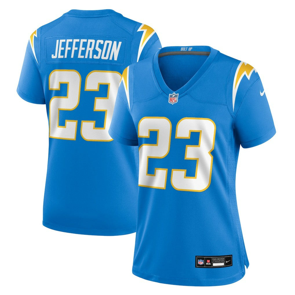 Nike Tony Jefferson Los Angeles Chargers Women's Team Game Jersey Powder Blue