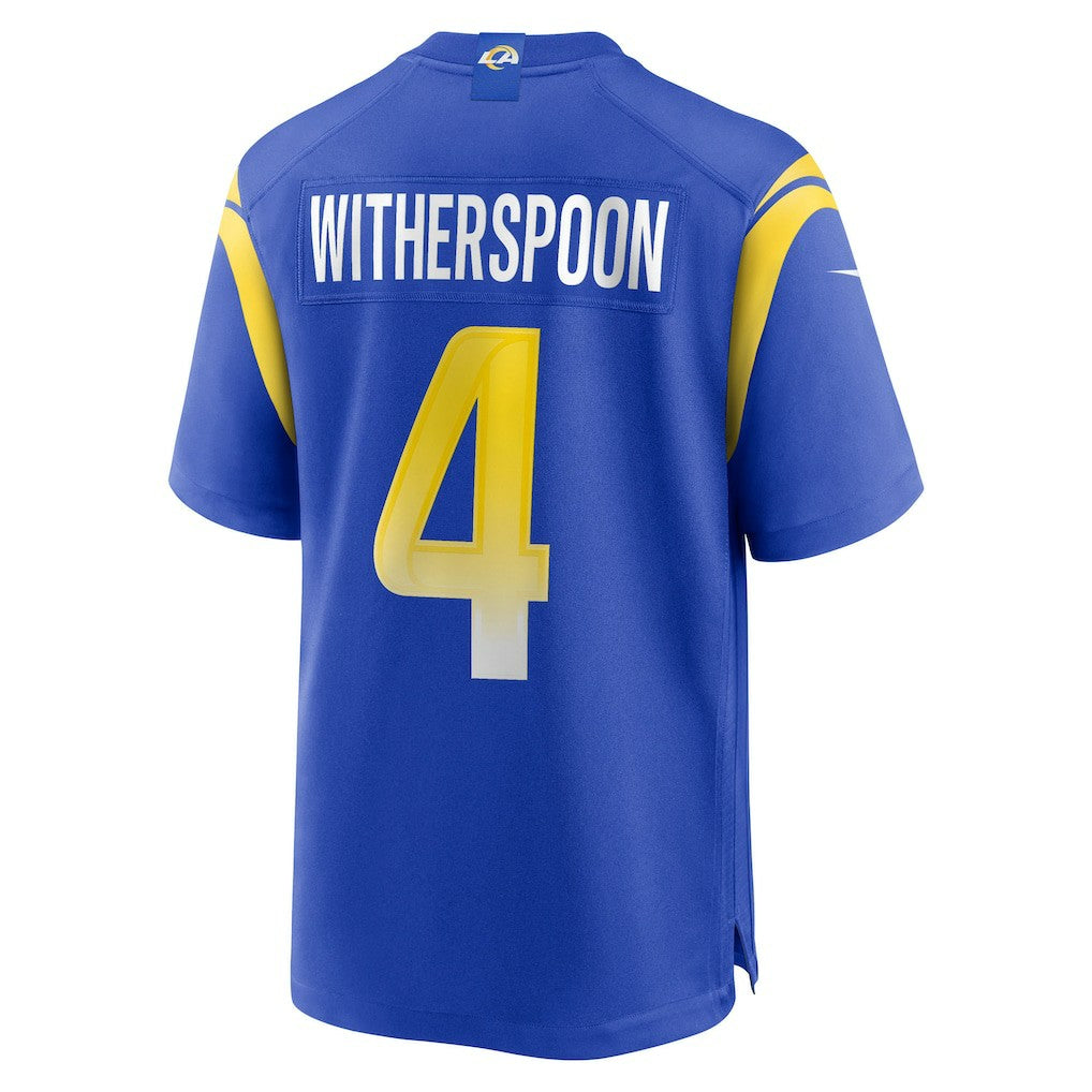 Nike Ahkello Witherspoon Los Angeles Rams Team Game Jersey Royal