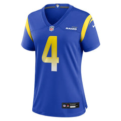 Nike Ahkello Witherspoon Los Angeles Rams Women's Team Game Jersey Royal
