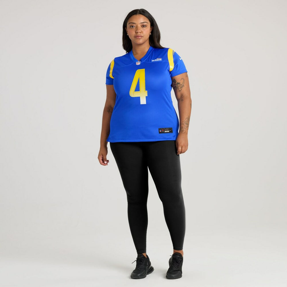 Nike Ahkello Witherspoon Los Angeles Rams Women's Team Game Jersey Royal