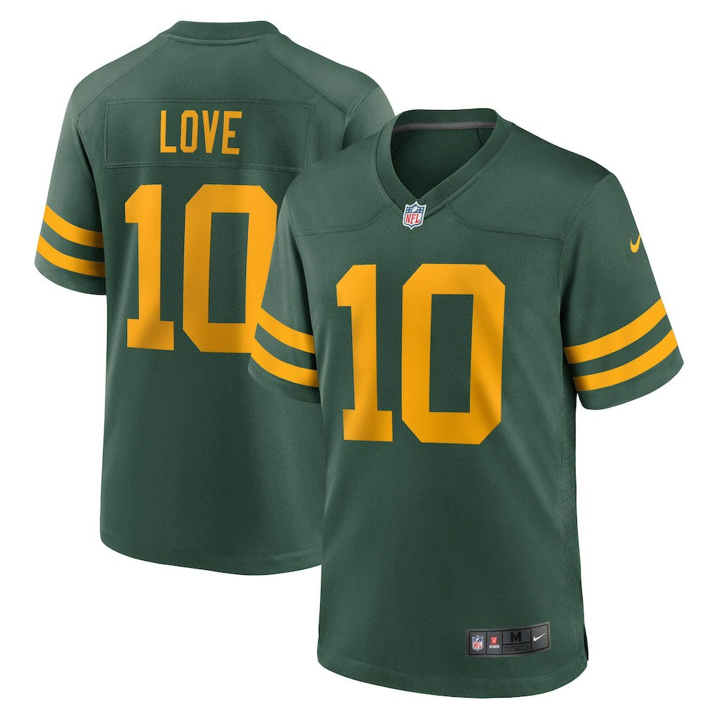 Nike Jordan Love Green Bay Packers Alternate Game Jersey Green