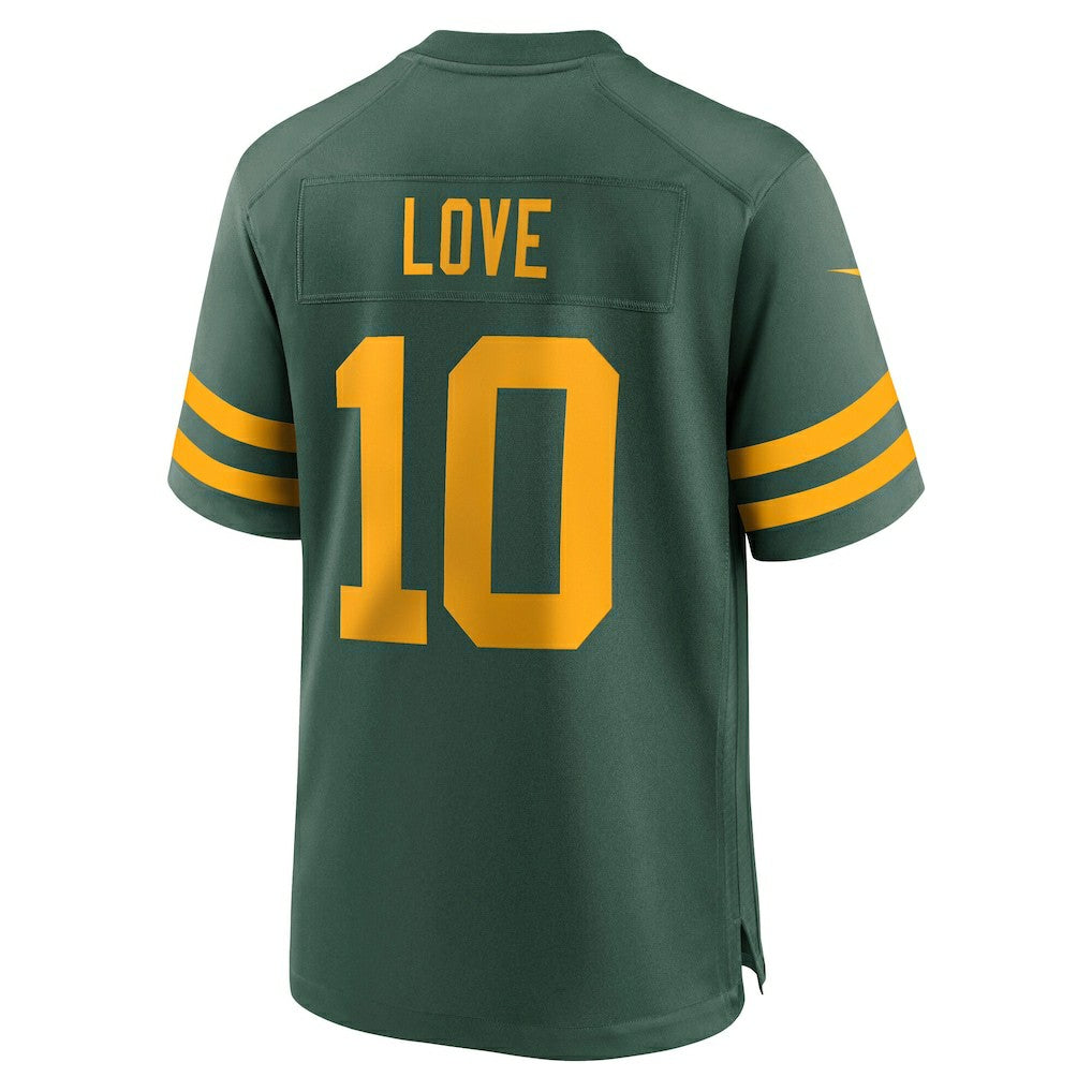 Nike Jordan Love Green Bay Packers Alternate Game Jersey Green