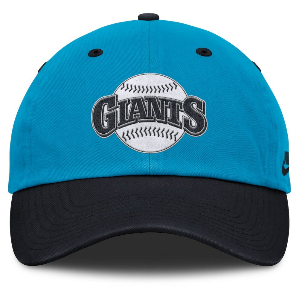 San Francisco Giants Nike Neon 90s Club Adjustable Hat - Blue/Navy - Nike on Sale