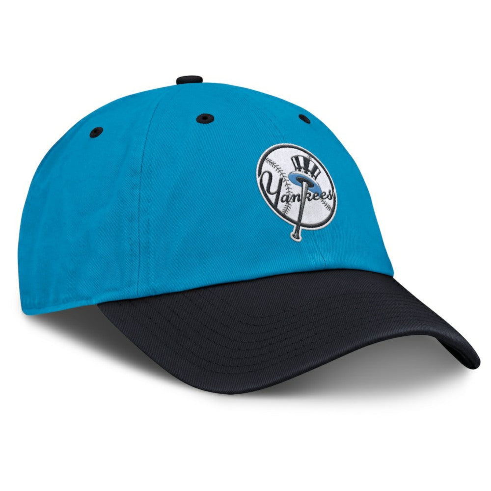 New York Yankees Nike Neon 90s Club Adjustable Hat - Blue/Navy - Nike Online