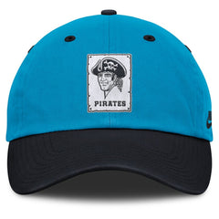 Pittsburgh Pirates Nike Neon 90s Club Adjustable Hat - Blue/Navy - Nike Discount