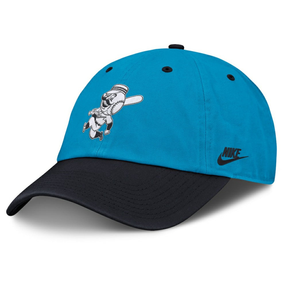 Cincinnati Reds Nike Neon 90s Club Adjustable Hat - Blue/Navy - Nike Lifestyle