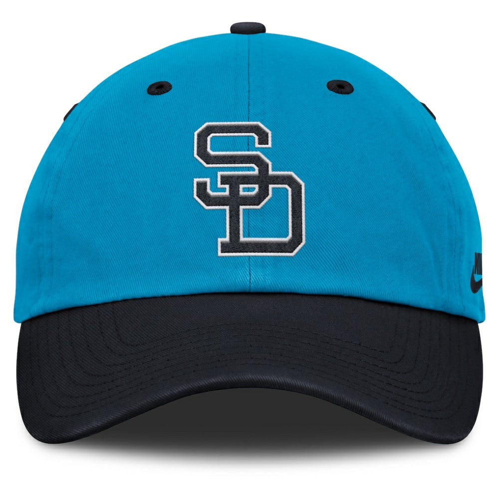 San Diego Padres Nike Neon 90s Club Adjustable Hat - Blue/Navy - Nike Sale