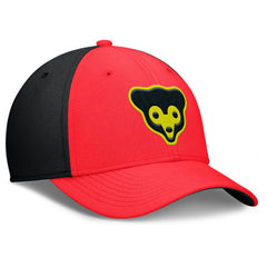 Chicago Cubs Nike Neon 90s Rise SwooshFlex Hat - Crimson/Black - Nike Discount