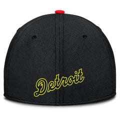 Detroit Tigers Nike Neon 90s Rise SwooshFlex Hat - Crimson/Black - Nike Discount